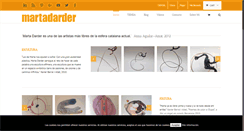 Desktop Screenshot of martadarder.com